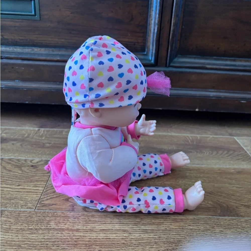 Colorful Heart Pattern Baby Doll
